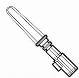 Coloring Lightsaber Wars Star Pages Printable Saber Light Print Template Templates Clipart Sketch Colouring Starwars Sabre Color Lightsabers Clip Hilts sketch template