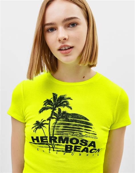 neon  shirt  print  bershka spain neon shirts fashion news latest fashion trends