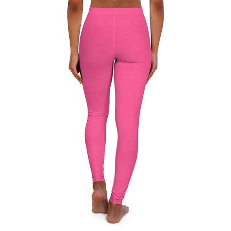 Pink Women S Spandex Leggings Yoga Pants Etsy