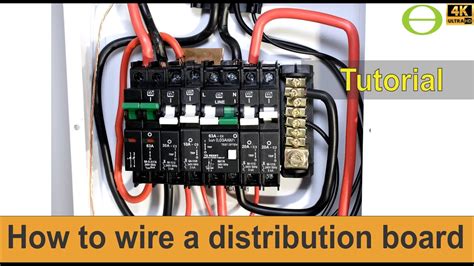 wire  distribution board   neutral rails tutorial south africa youtube