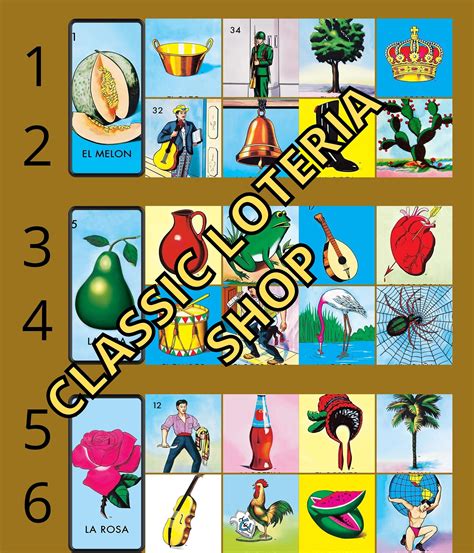 loteria  game  play etsy
