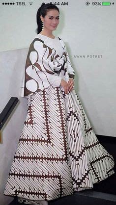 inspiratif model baju gamis batik rancangan ivan gunawan