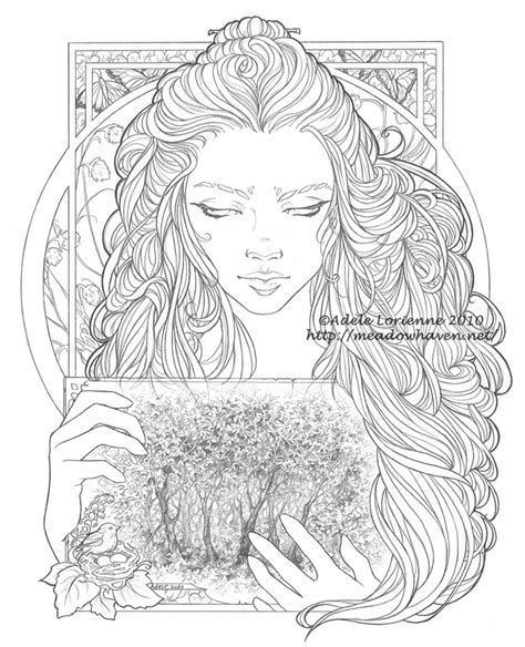 adele lorienne coloring pages hakume colors