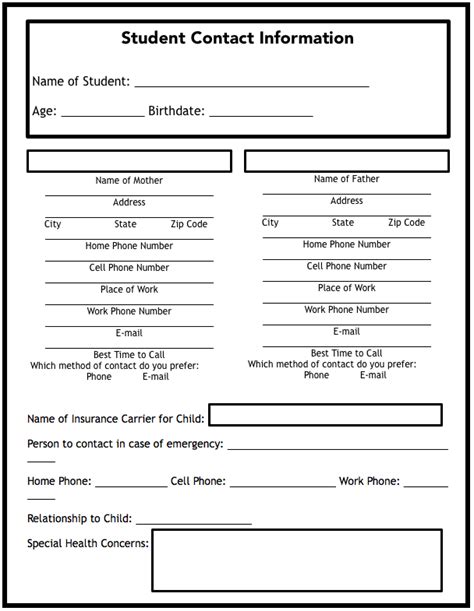 edtechnocation  paperless   collect parent contact information