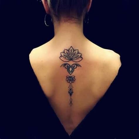 tatuaje mandala espalda tatuajes delicados femeninos tatuajes de