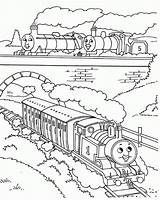 Thomas Coloring Pages Printable Train Popular sketch template