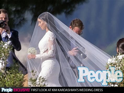 Kim Kardashian S Wedding Dress Stylewatch Fashion The Guardian