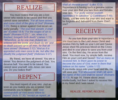 gospel tracts   rs  salvation
