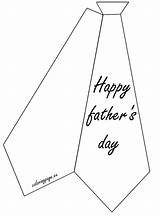 Fathers Card Coloring Happy Father Printable Templates Tie Cards Template Greeting Dad Necktie Making Ties Kids Coloringpage Eu Color Print sketch template