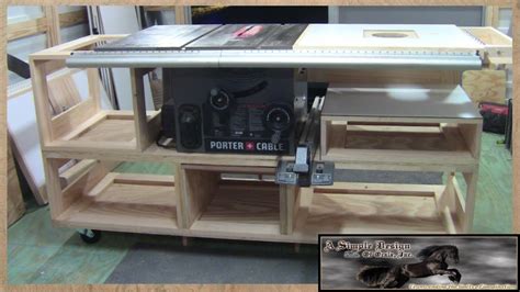 building  tablesaw base part  youtube