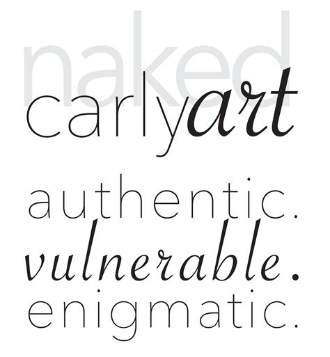 Naked Carly Art Visual Artist