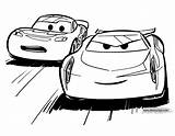 Coloring Storm Jackson Mcqueen Pixar Cars Pages Disney Lightning Printables Car Movie Cruz Pdf Template Race Disneyclips Carscoloring Ramirez Cars3 sketch template