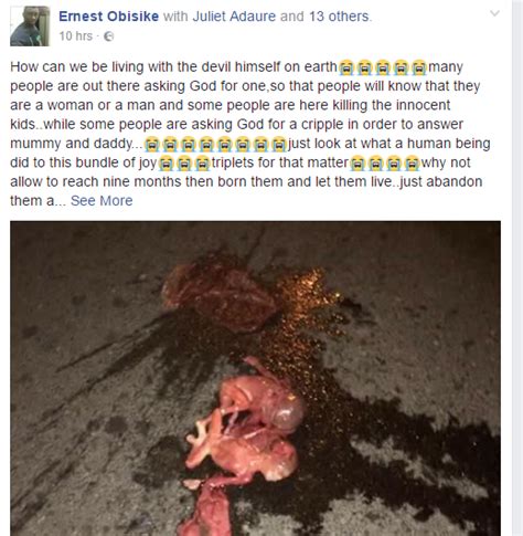 amazing stories around the world nigerian facebook user shares heart wrenching photo of dumped