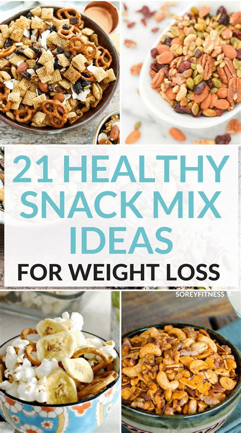21 Healthy Snack Mix Recipes For Weight Loss Low Calorie