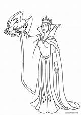 Coloring Snow Queen Evil Printable Popular sketch template