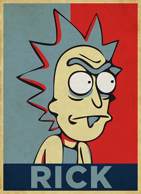 Hope For Rick Digital Art By Rick And Morty