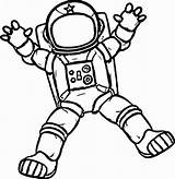 Astronaut Astronauta Astronaute Malvorlagen Holding Coloring Cosmonaute sketch template