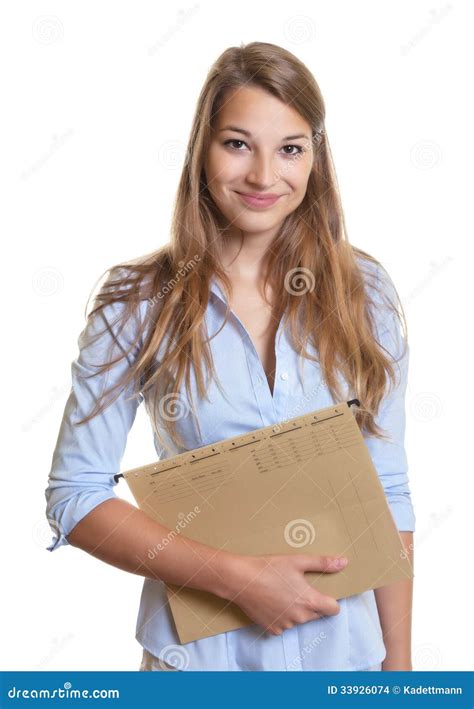 female secretary  record   hand stock photo image  client