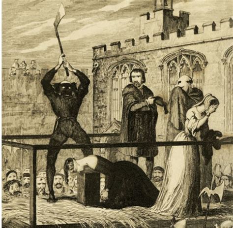 Lady Jane Grey Gets Executed At The Tower Of London 1554