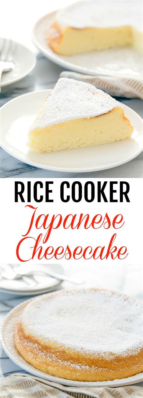 Rice Cooker Japanese Cheesecake Cook Fluffy Japanese