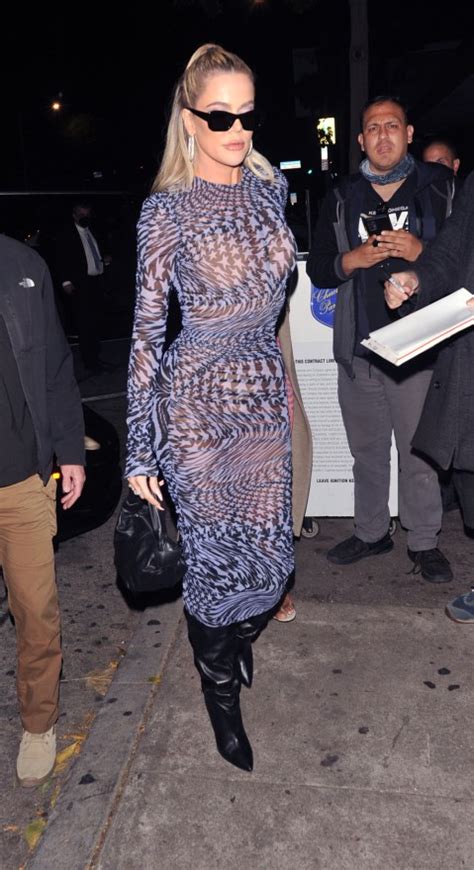 Khloe Kardashian Wearing Sheer Looks Photos Of Her Outfits Hollywood