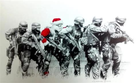 swat santa save those thumbs and bucks w free shipping on