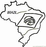 Brazil Coloring Flag Pages Map Color Printable Colouring Argentina Wales Drawing Soccer Kids Getcolorings Draw Clipart Getdrawings Choose Board Sheets sketch template