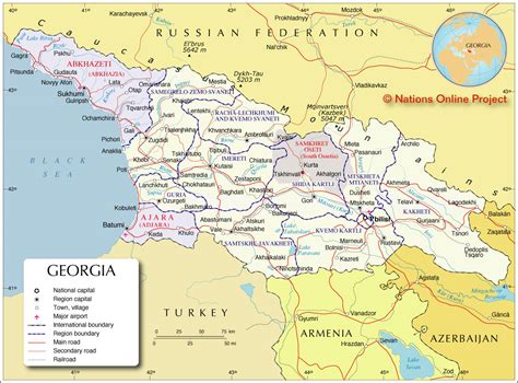 georgia mapas geograficos da georgia enciclopedia global