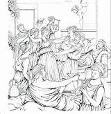 Coloring Ancient Pages Greek Greece Athena Goddess Warrior Getdrawings Getcolorings Color Colorings sketch template