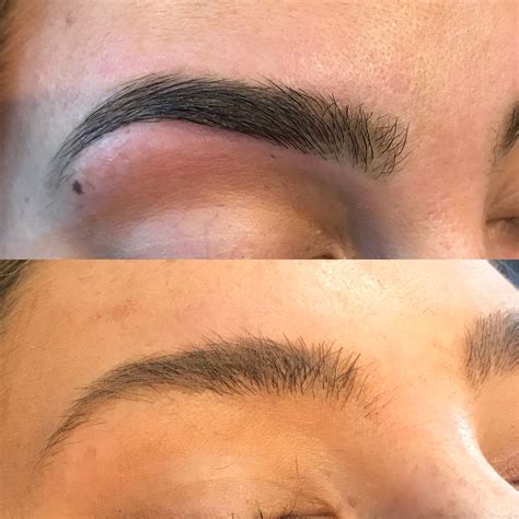 Before And After Eyebrow Shaping Minuthreading Threading Eyebrows