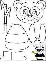 Paste Cut Panda Crafts Worksheets Kindergarten Preschool Animals Toddler Craft Kids Animal Activities Cutting Coloring Template Pages Projects Farm Drawing sketch template
