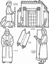 Idols Israelites Worshipping Bible sketch template