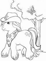 Coloring Pages Little G1 Cartoon Pony Book Printable Mlp sketch template
