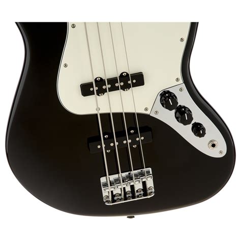 fender standard jazz bass mn black  gearmusic