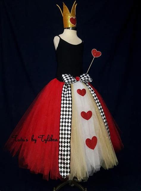 Adult Heart Queen Tutu Skirt Adult Queen Of Hearts Costume Heart Tutu