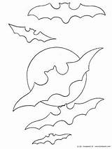 Bats Kinderart sketch template