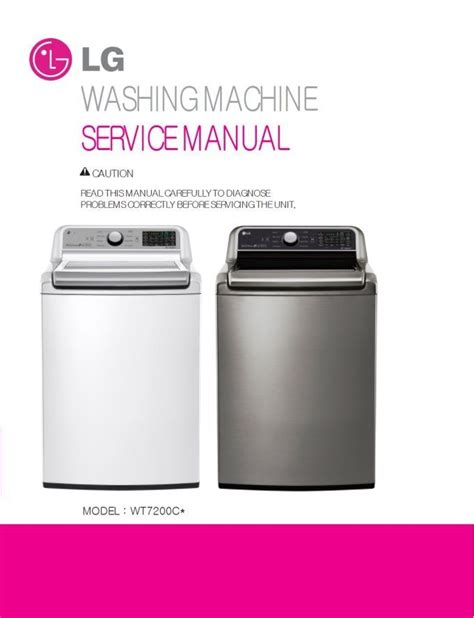 pin  lg washerwashing machine service manuals