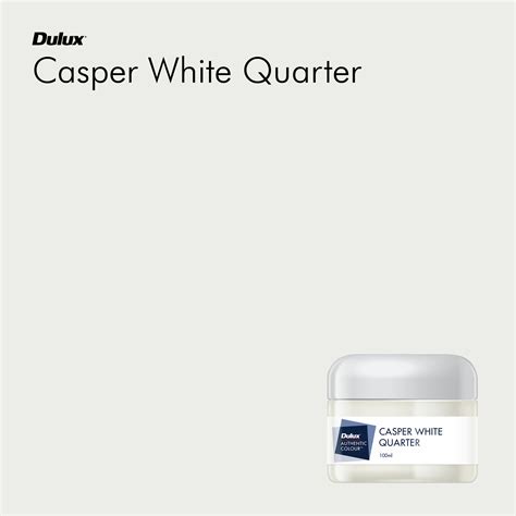 dulux 100ml casper white quarter sample pot bunnings australia