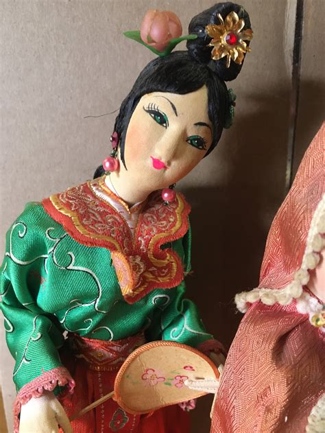 Vintage Fabric China Dolls Etsy