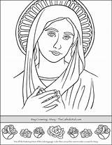 Coloring Crowning May Pages Kids Catholic Adult Thecatholickid Rose Printable Choose Board sketch template