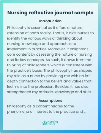 nursing philosophy paper nursing term papers