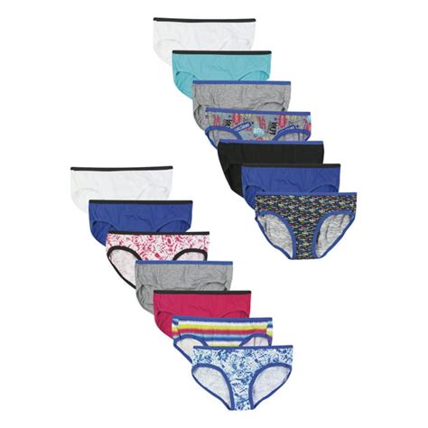 Hanes Hanes Girls Underwear 14 Pack Hipster Tagless Super Soft