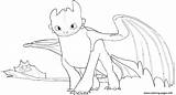 Toothless Coloring Dragon Pages Train Template sketch template
