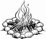 Fire Drawing Campfire Pit Camping Sketch Clipart Draw Activities Kids Camp Pits Coloring Beaver Howstuffworks Line Pages Drawings Outline Scouts sketch template