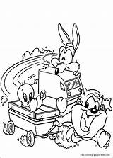 Coloring Pages Looney Tunes Baby Cartoon Printable Color Kids Characters Toons Character Sheets Loony Book Cartoons Print sketch template