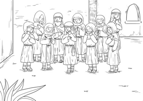 ten lepers coloring pages preschool coloring pages