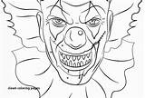 Pennywise Coloring Clown Pages Face Colouring Color Getcolorings Printable Getdrawings Th Print Colorings sketch template