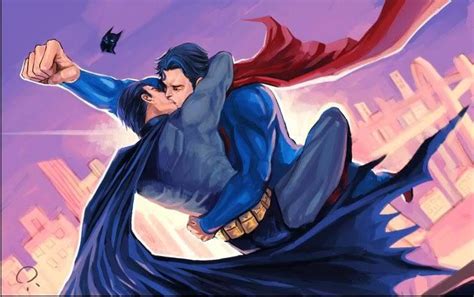 this reminds me of a fic i read where they have sex while flying it s quite hot superbat