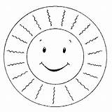Sun Coloring Pages Happy Printable Popular Color Happiness Library Kids Space Coloringhome sketch template