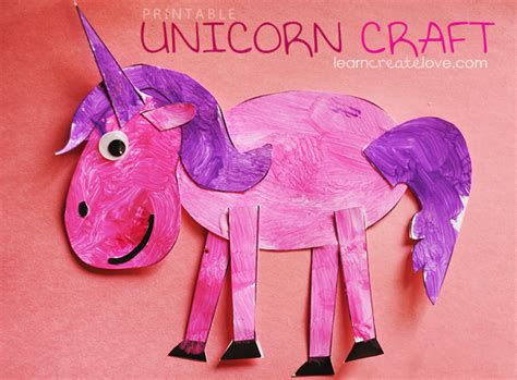 printable unicorn craft